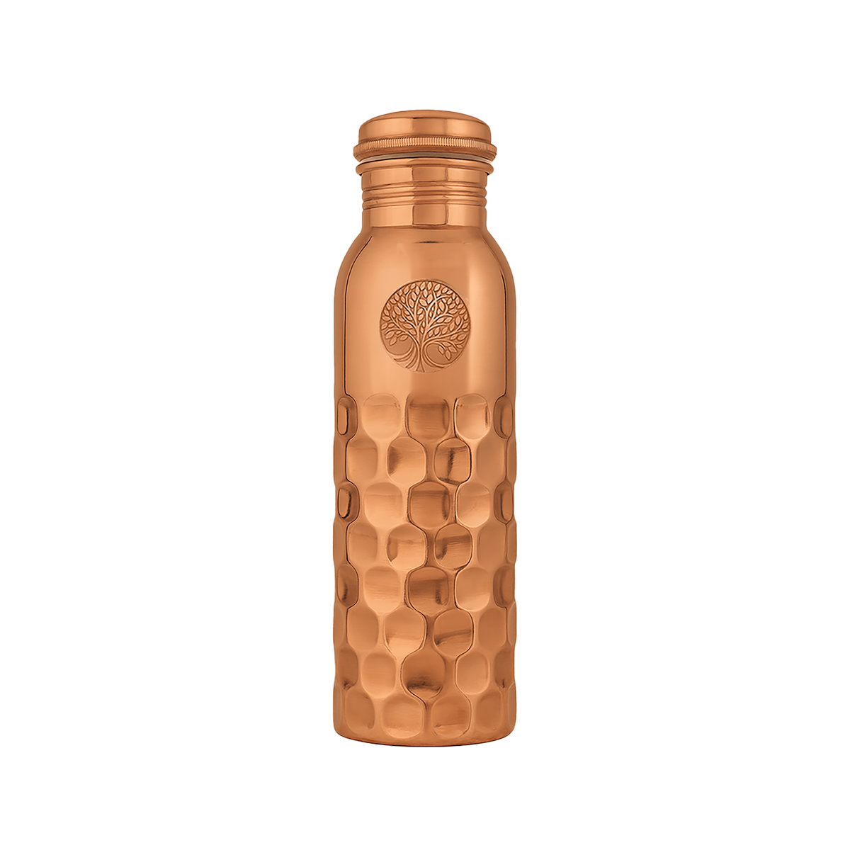 Koperen Waterfles Diamonds - 950 ml