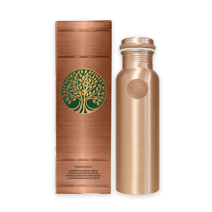 Koperen Waterfles Plain - 950 ml