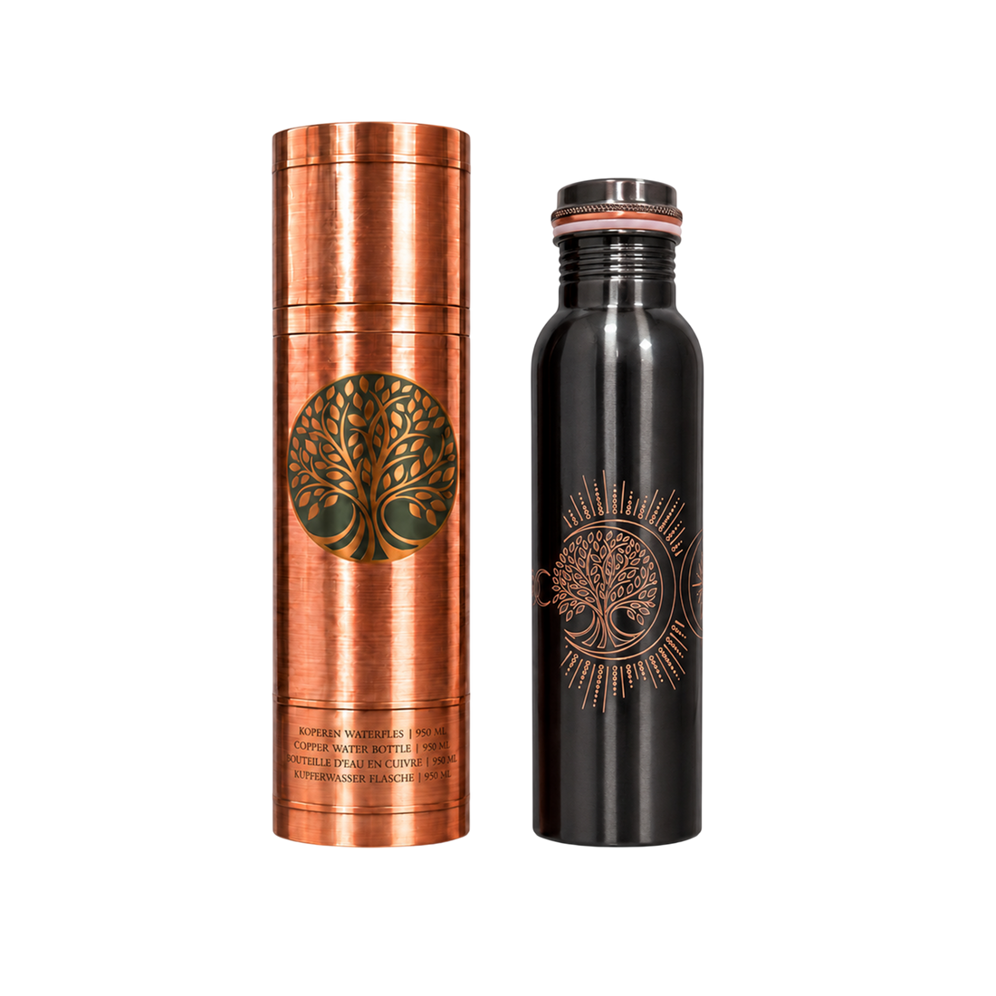 Koperen Waterfles Moonnight - 950 ml