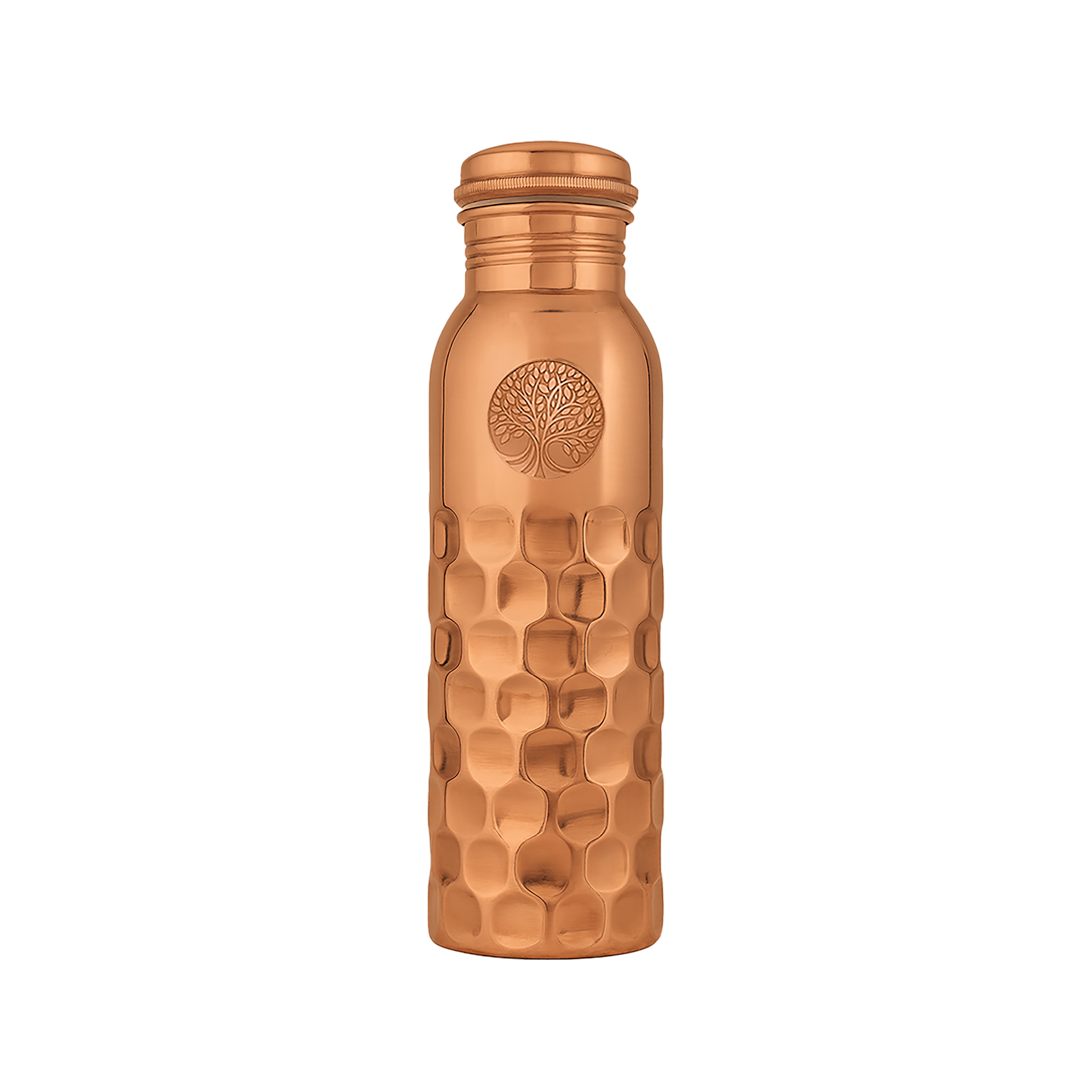 Koperen Waterfles Diamonds - 950 ml
