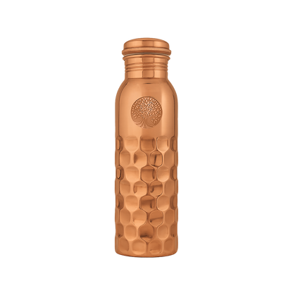 Koperen Waterfles Diamonds - 950 ml